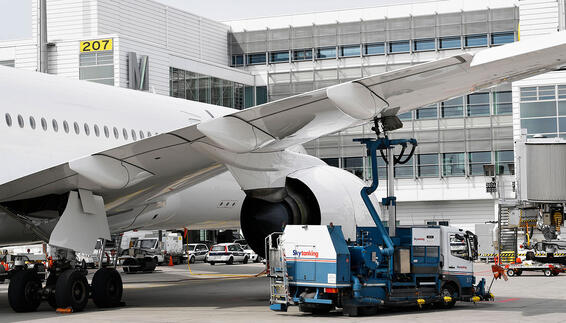 Ab Juni 2021 ist "Sustainable Aviation Fuel“ (SAF) Münchner am Airport erstmalig verfügbar